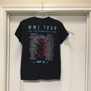 The Chainsmokers Black WWJ Tour 2019 Tee